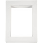Passepartout-Rahmen, Weiß, Größe 28,5x37 cm, A4, 500 g, 100 Stk/ 1 Pck