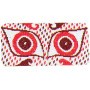 Queen's Embroidery Stickereiset - Athene Brillenetui rot 10 x 17 cm - Design von Königin Margrethe II