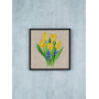 Permin Stickereiset Gelbe Tulpen R5796 30x30cm