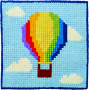Permin Stickerei Kit Kinder Stretch Luftballon 25x25cm