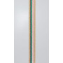 Elastisches Band 25mm Gold/Grün/Weiß/Rot mit Lurex - 50 cm