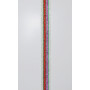 Gummiband 25mm Silber/Lila/Rot/Grün mit Lurex - 50 cm