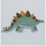 Stegosaurus zum Aufbügeln 8 x 4 cm
