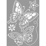 Schablonen/Schablone Schmetterlinge 21 x 29 cm