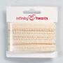 Infinity Hearts Spitze Band Polyester 11mm 2 Ecru - 5m