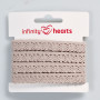 Infinity Hearts Spitze Band Polyester 11mm 3 Sand - 5m