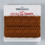 Infinity Hearts Spitze Band Polyester 25mm 4 Braun - 5m