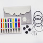 KnitPro Trendz Austauschbare Acryl Rundstricknadel Set 60-80-100 cm 3,5-8 mm 8 Größen Deluxe