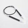 KnitPro Karbonz Asymmestric Rundstricknadeln Carbon Fibre 25 cm 2.50mm