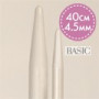 Drops Basic Rundstricknadeln fixiert Aluminium 40cm 4,50mm / 15.7in US7