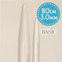 Drops Basic Rundstricknadeln fixiert Aluminium 80cm 3,00mm / 31.5in US2½