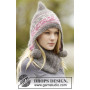 Sweet Winter Hat by DROPS Design - Strickmuster mit Kit Mütze und Schlauchschal mit nordischem Muster Größen S/M - L/XL