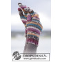 Autumn Stripes by DROPS Design - Strickmuster mit Kit einfache Handschuhe Größen S/M - L/XL