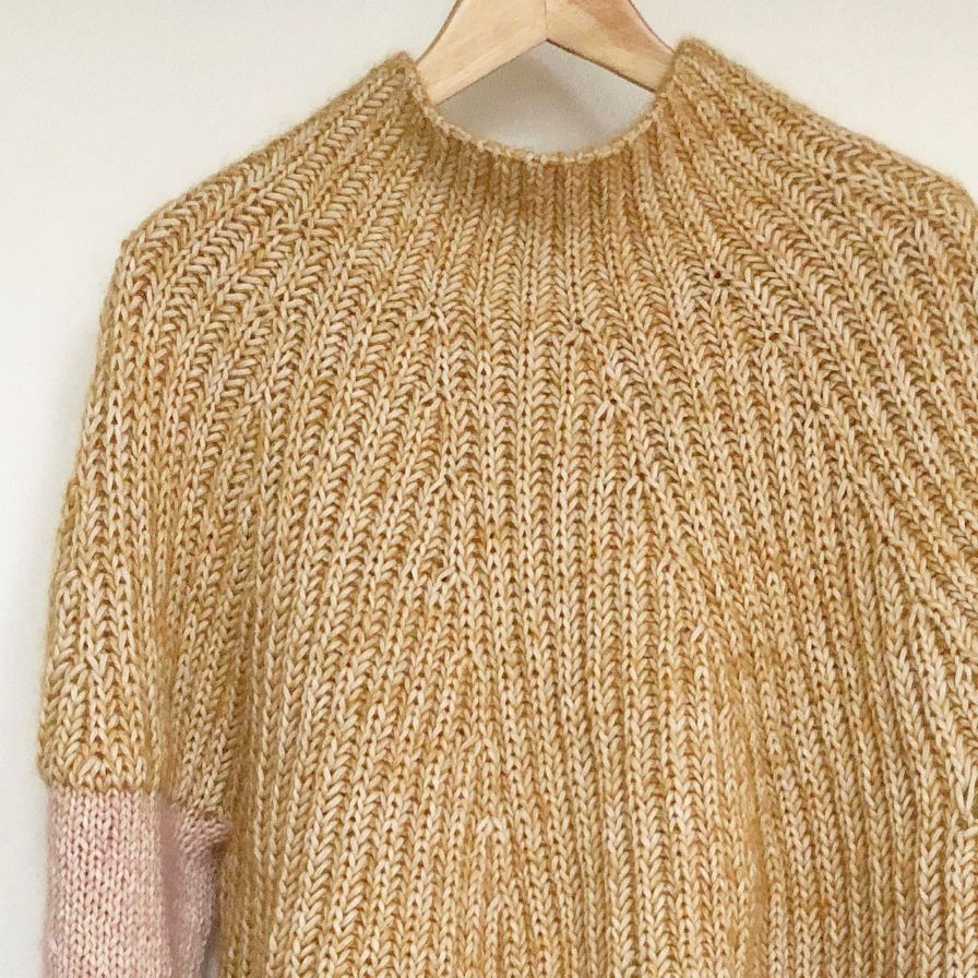 weaping willow sweater - free knitting pattern