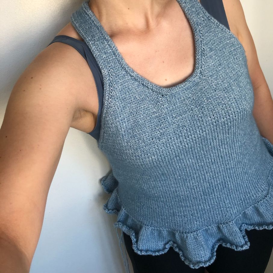 lily summer top free knitting pattern